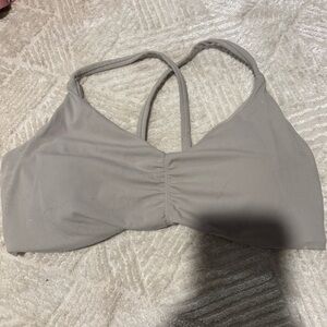 Chic Taupe Racerback Sports Bra